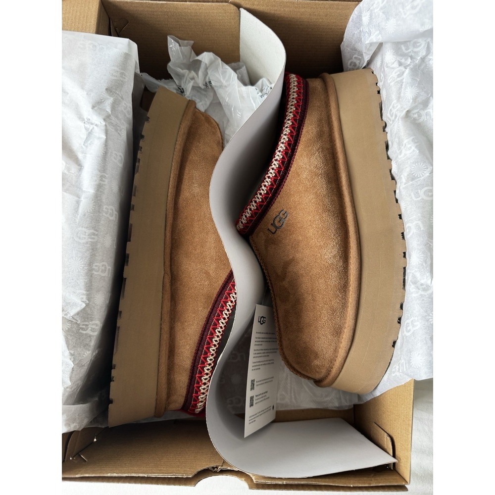 New UGG Tazz II Slipper Chestnut (1174471-CHE) Size 11 Brown Authentic NIB - Picture 10 of 10